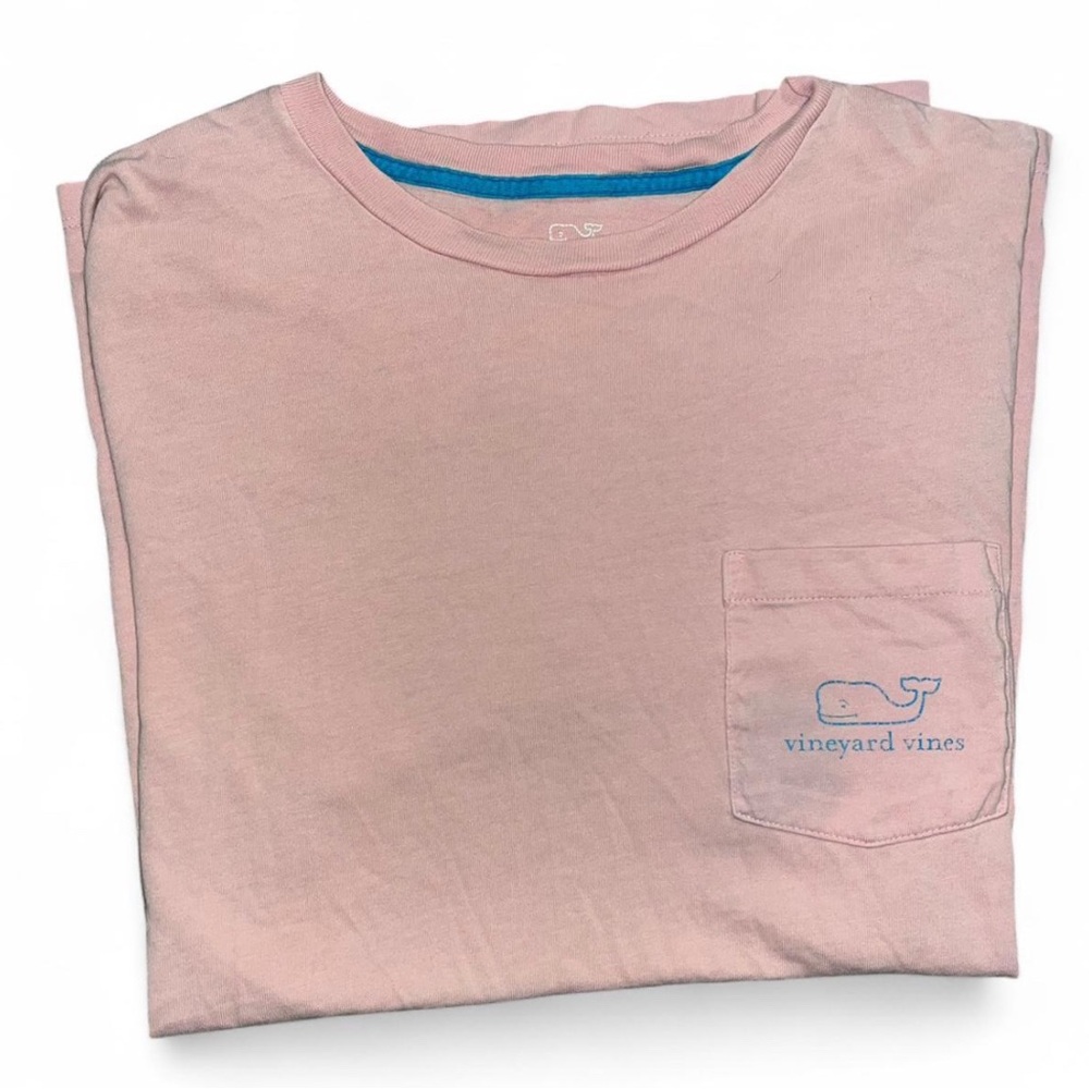 Vineyard Vines Pink & Blue Short Sleeve T-Shirt – Size S